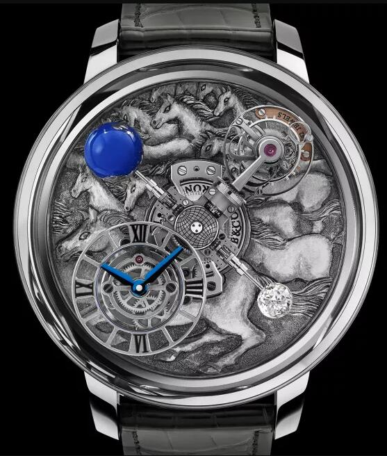 Jacob & Co. ASTRONOMIA ART STALLION WHITE GOLD Watch Replica AT100.30.AA.UD.BBALA Jacob and Co Watch Price Jacob & Co. ASTRONOMIA ART STALLION WHITE GOLD Watch Replica AT100.30.AA.UD.BBALA Jacob and Co Watch Price